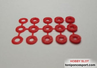 Pack arandelas de ajuste desde 0.3 a 1.5mm (15ud)