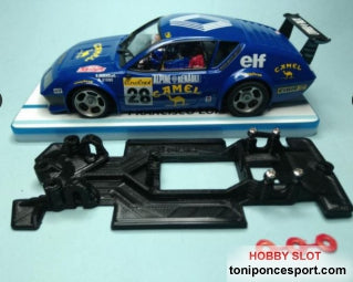 Chasis Lineal Race SOFT  2018 Renault Alpine A310 Avant.
