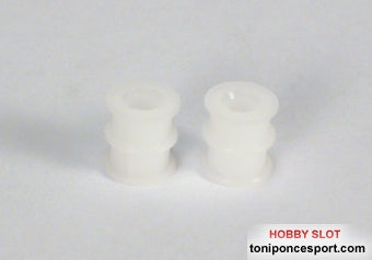 Rodaminetos Nylon Dobles para eje 3/32