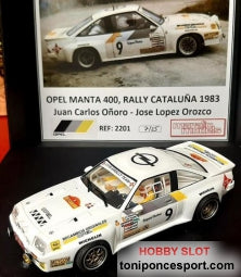 Opel Manta Rally Catañuña 83 Juan Carlos Oñoro / Jose Lopez Orozco