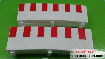1/2 Bordes exterior - curva super-exterior (x6) USADO