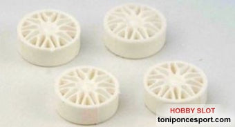 Tapacubos 17INCH BBS White (x4)