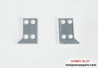 Separador del soporte cojinete eje trasero S32+S24. Aluminio 6.5x12.8x1mm.