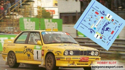 Calca BMW M3 Rally Valeo 1991 Campeón España de Rallyes J. Mª. Ponce - J. C. Deniz 1/43