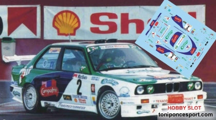 Calca BMW M3 Rallye Ciudad de Telde 1996 Jose Mª. Ponce - Gaspar León 1/43