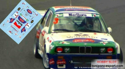 Calca BMW M3 Campeonato de Canarias de Velocidad en Circuito 1998 Jose Maria Ponce 1/43