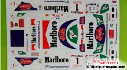 Calca BMW M3 Rallye Villa de Teror 1998 Ponce - Gaspar León 1/43