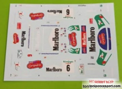 Calca Peugeot 306 Maxi Kit-Car Rally El Corte Inglés 1999 José Mª. Ponce - Carlos Larrodé 1/43