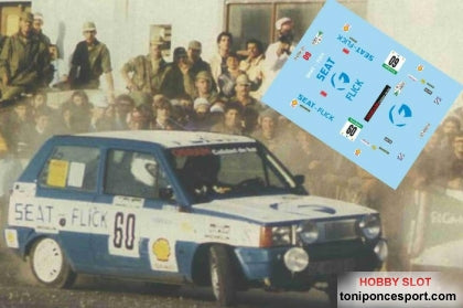 Calca Seat Panda Rallye El Corte Inglés 1983 Toñi Ponce - Orlando Yánez 1/43