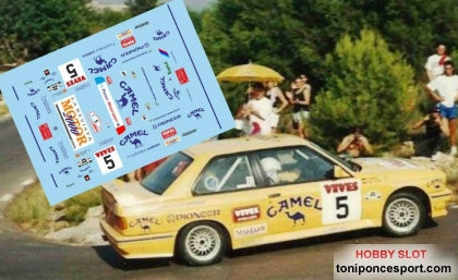 Calca BMW M3 Rallye de la Cerámica 1992 Toñi Ponce / S. García 1/43