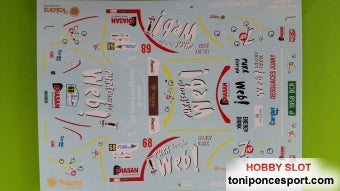 Calca Porsche 997 Rallye Islas Canarias 2016 José Mª. Ponce - Carlos Larrodé 1/43