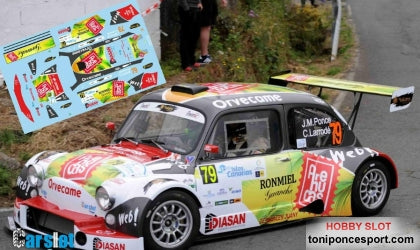 Calca Seat 600 JTR Rallye de Canarias 2017 Ponce - Carlos Larrodé 1/43