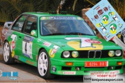 Calca BMW M3 Rallye Villa de Santa Brigida 2011 J. Mª. Ponce - C. Larrode 1/43