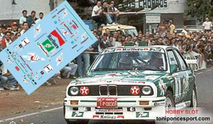 Calca BMW M3 Rallye Villa de Teror 1995 José Mª. Ponce - Gaspar León 1/32