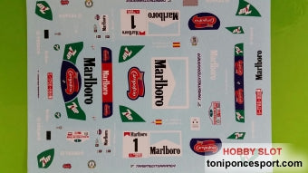 Calca BMW M3 Rallye Villa de Teror 2000 J. Mª. Ponce - C. Larrodé 1/32
