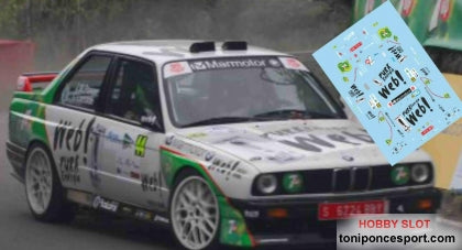 Calca BMW M3 Rallye Islas Canarias El Corte Ingles 2015 J. Mª. Ponce - C. Larrodé 1/32