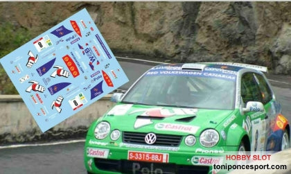Calca Volkswagen Polo S-1600 Rally El Corte Inglés 2004 J. Mª. Ponce - C. Larrodé 1/32