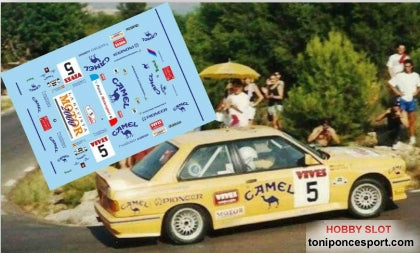 Calca BMW M3 Rallye de la Cerámica 1992 Toñi Ponce / Sebastián García 1/32