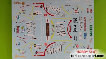 Calca Porsche 997 Rallye de Canarias 2016 José Mª. Ponce - Carlos Larrodé 1/32