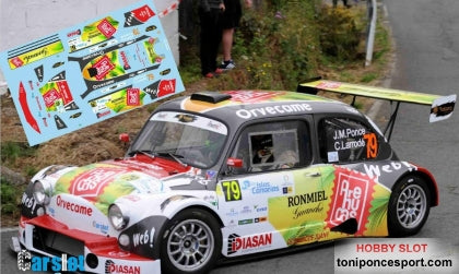 Calca Seat 600 JTR Rallye de Canarias 2017 José Mª. Ponce - Carlos Larrodé 1/32
