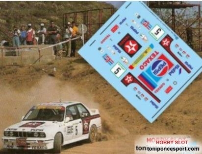 Calca BMW M3 Rallye EL Corte Ingles 1988 José Mª Ponce - Antonio Sarmiento 1/32