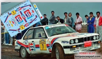 Calca BMW 325 IX Pepsi Camel Off-Road 1.989 J. Mª. Ponce - G. Leon 1/32