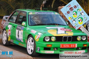 Calca BMW M3 Rallye Villa de Santa Brigida 2011 J. Mª. Ponce - C. Larrode 1/32