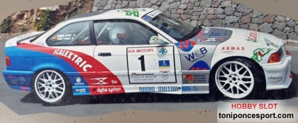 Calca BMW M3 E36 Rallye Villa de Santa Brigida 2005 Toñi Ponce - R. Glez - 1/32