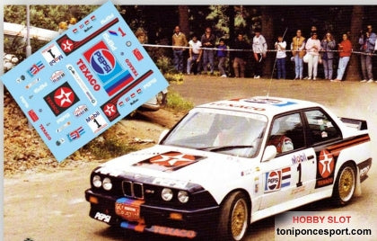 Calca BMW M3 Rally Isla de Gran Canaria 1988 José Mª. Ponce - Antonio Sarmiento 1/24
