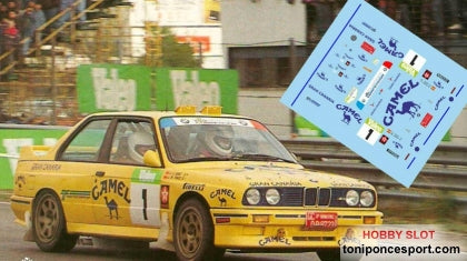 Calca BMW M3 Rally Valeo 1991 Campeón España de Rallyes J. Mª. Ponce - J. C. Deniz 1/24