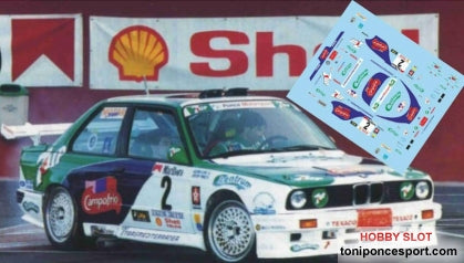 Calca BMW M3 Rallye Ciudad de Telde 1996 Jose Mª. Ponce - Gaspar León 1/24