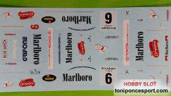 Calca Toyota Celíca GT-Four ST205 Rallye El Corte Inglés 1998 J. Mª. Ponce / G. León 1/24