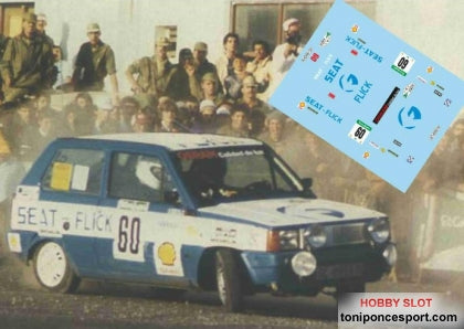 Calca Seat Panda Rallye El Corte Inglés 1983 Toñi Ponce - Orlando Yánez 1/24