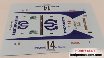 Calca Toyota Levin Pioneer " Jose Mª Ponce " 1/24