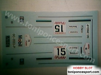 Calca Volkswagen Golf GTI Mk1 Rallye de Maspalomas 1982 José Mª. Ponce - Isabel Fernandez 1/18