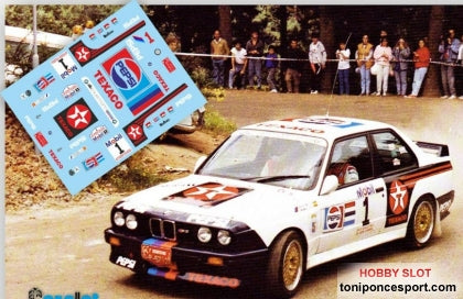 Calca BMW M3 Rally Isla de Gran Canaria 1988 José Mª. Ponce - Antonio Sarmiento 1/18