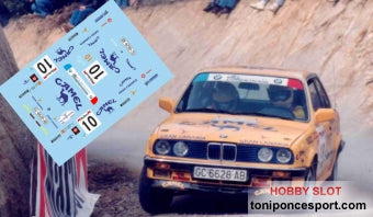 Calca BMW 325 ix Rallye España Cataluña 1991 José Mª. Ponce / José Carlos Deniz 1/18