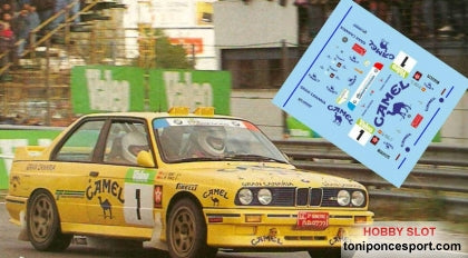 Calca BMW M3 Rally Valeo 1991 Campeón España de Rallyes J. Mª. Ponce - J. C. Deniz 1/18