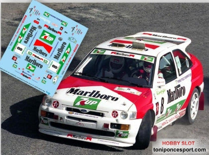 Calca Ford Escort RS Cosworth Rally El Corte Inglés 1994 José M. Ponce - Gaspar León 1/18