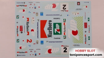 Calca Ford Escort RS Cosworth Rally Isla Bonita 1995 J. Mª. Ponce - G. León 1/18