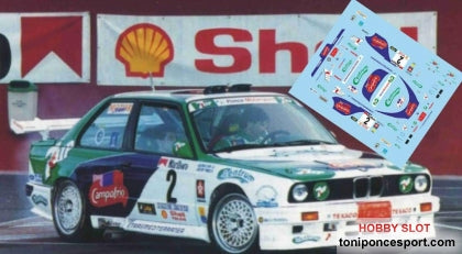 Calca BMW M3 Rallye Ciudad de Telde 1996 Jose Mª. Ponce - Gaspar León 1/18