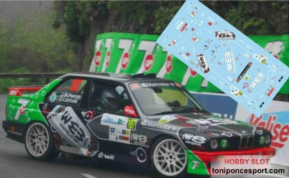 Calca BMW M3 Rallye de Canarias 2014 Jose Mª. Ponce - Carlos Larrode 1/18