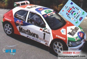 Calca Peugeot 306 Maxi Kit-Car Rallye Maspalomas 1998 Jose Mª. Ponce - Gaspar León 1/18