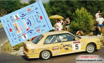 Calca BMW M3 Rallye de la Cerámica 1992 Toñi Ponce / S. García 1/18