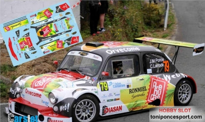 Calca Seat 600 JTR Rallye de Canarias 2017 José Mª. Ponce - Carlos Larrodé 1/18