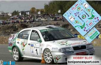 Calca Skoda Octavia Kit-Car Winner Rallye Maspalomas 2005 Toñi Ponce - R. Glez. 1/18