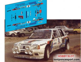 Peugeot 205 T16 Zanini Guilleries 1985