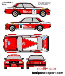 Calca Opel Ascona Rodriguez Maspalomas 1981 - 1/32