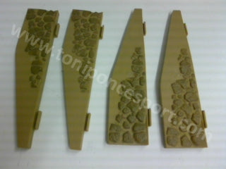 Bordes Recta de cierre (x4)