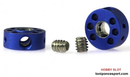 Tope Corona Aligerado M2 para Ejes 2.38mm aluminio.